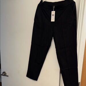 Eileen Fisher Black Ankle tapered pant